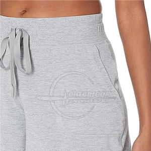 Meilleures ventes de shorts pour femmes à taille haute en coton respirant, légers et à coupe ample, vêtements Offre Spéciale pour femmes - Product Image 3