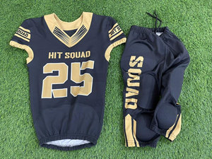 Conception personnalisée Uniforme de football américain Meilleur matériau Uniforme de football américain nouveau style - Product Image 5