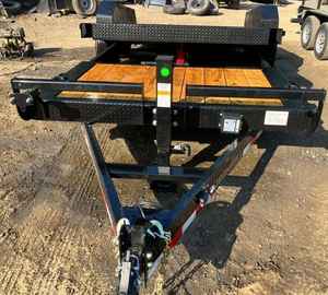 รถพ่วงปี 2024 ขนาด 7x20 16k 8 ตัน แบบพื้นเอียงพร้อมระบบแรงโน้มถ่วงบางส่วน - Product Image 3