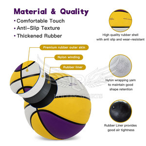 Durable Training Match Ball PU <b>Leather</b> Custom Logo OEM Supplier Factory Price <b>Basketball</b> In Stock - Product Image 3