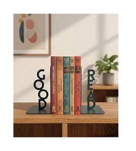 Sujetalibros de Metal de Diseño para Decoración del Hogar, Elegante Soporte para Libros de Escritorio, Venta al por Mayor, Éxito de Ventas - Product Image 1