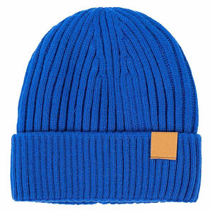 Gorro de invierno de algodón 100% de alta calidad Unisex, diseño personalizado de Color sólido, moda superventas para exteriores, calidez, hombres y mujeres - Product Image 5
