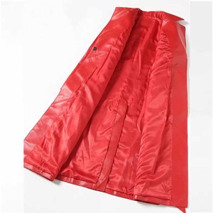 เสื้อโค้ทแฟชั่นสำหรับผู้หญิงเสื้อแจ็คเก็ตหนังแท้ทั่วไปขนแกะมีซิปตกแต่ง - Product Image 3