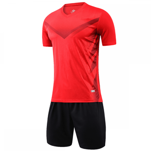 Alta calidad al por mayor personalizado ligero 100% poliéster cuello redondo ropa de fútbol uniforme transpirable chándal - Product Image 5