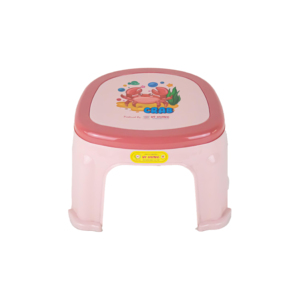 Stackable Kids PP Plastic Low <b>Stool</b> with Cartoon Unicorn Print Heavy Duty Small Square Toddler <b>Step</b> <b>Stool</b> <b>for</b> Bathroom Preschool - Product Image 2