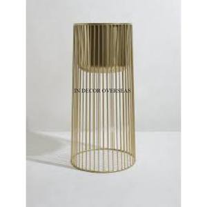 Collection d'art et d'artisanat créatifs modernes Pots et jardinières en métal robuste à texture martelée en laiton fini antique - Product Image 5