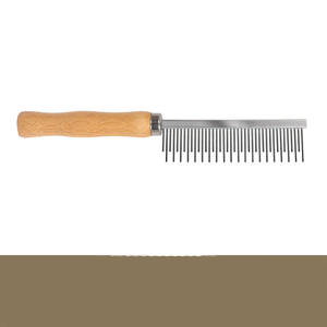 หวีไม้สำหรับสัตว์เลี้ยงหวีกำจัดขนสุนัขแมวแปรงทำความสะอาดขนอุปกรณ์สำหรับสัตว์เลี้ยง - Product Image 3