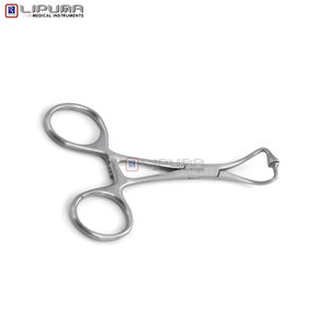 Pinzas de toalla Bertram de alta calidad, fórceps, instrumentos quirúrgicos manuales de acero inoxidable, estándar de seguridad Mol esterilizable - Product Image 6