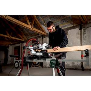 Scie à onglet électrique KGS 216 M avec fonction de tirage, construction robuste et table extensible pour le métal et le bois - Product Image 3