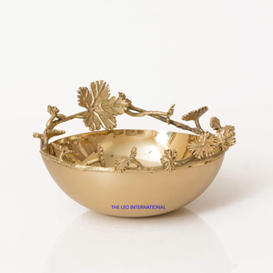 Mabkhara หัวอลูมิเนียมโลหะหรูหราหัวเตาดีไซน์แฟนซีใหม่ล่าสุดสีเงินชุบทอง - Product Image 2