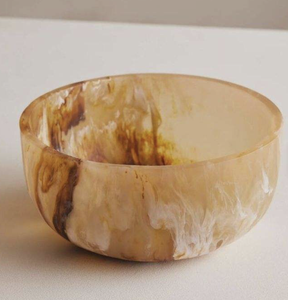 Bol de service en résine polie de qualité supérieure, fait main, écologique, pour les fêtes, design classique à prix bas - Product Image 6