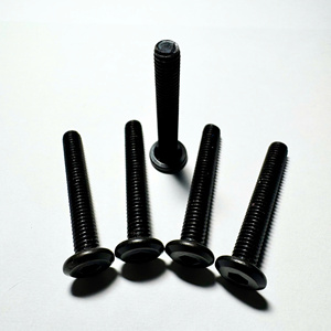 M6 - M12 Oxit Đen ổ cắm đầu cap vít/Allen chính bu lông ổ cắm đầu Bolt Metric chủ đề Vít <span class=keywords><strong>Hex</strong></span> chính phẳng đầu <span class=keywords><strong>Hex</strong></span> ổ cắm - Product Image 2