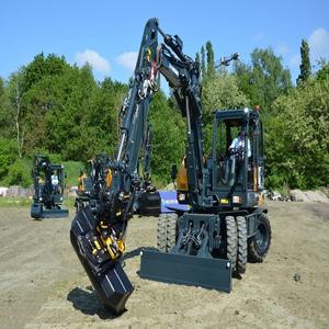 Bomba de construcción versátil Hyundai HW100A con engranaje de motor duradero y componentes de núcleo PLC para empresas de excavadoras sobre orugas - Product Image 5