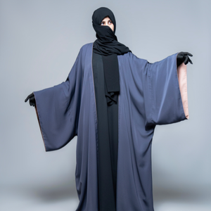Premium Modest Handmade Plus Size <b>Kimono</b> Abaya For Muslim <b>Women</b> Wholesale Factory Direct Islamic Clothing High Quality Export - Product Image 1