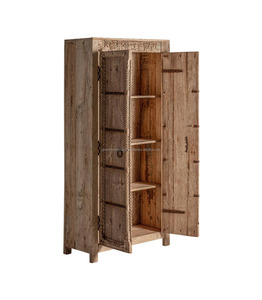 Sala de estar Muebles de madera Cocina clásica Piso de pie Gabinete de base de doble puerta - Product Image 3