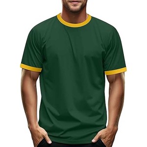 T-shirts Ringer Unisexe Homme Coupe Slim avec Logo Personnalisé, Écologiques, Couleur et Taille Personnalisables - Product Image 6