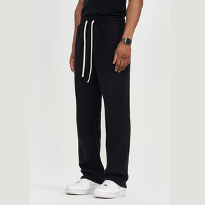 Pantalons de survêtement en polaire coupe ample pour hommes Pantalons de jogging Pantalons à jambes larges Vente en gros - Product Image 4