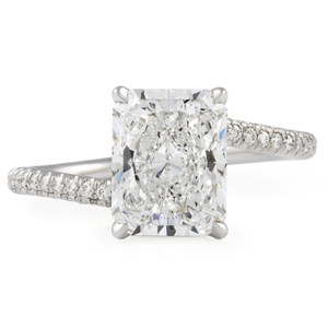 Bague Swoop en Diamant de Laboratoire Taille Radiant Certifié IGI 2,50 Carats – Bijou Élégant et Stylé - Product Image 1