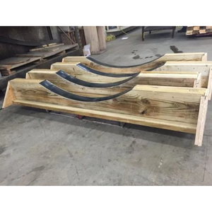 Sillines de madera contrachapada para soporte de tuberías | Base de embalaje industrial resistente - Product Image 3