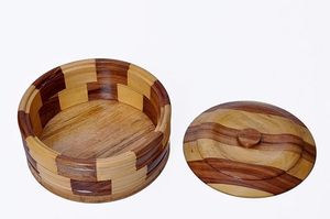 Caja de Chapati de Madera de Alta Calidad Hecha a Mano, con Aislamiento Térmico, Tapa Abatible Hermética, Apta para Lavavajillas, de Grado Alimenticio y Gran Capacidad - Product Image 2