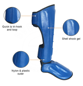 Protège-tibias Muay Thai de haute qualité MMA Kickboxing Protège-tibias Équipement de protection du Pakistan - Product Image 4