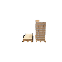 Machine d'emballage étirable interne Module de palettisation intégré Bras vertical ou rotatif Emballage compact à grande vitesse Fabriqué en Italie