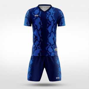 Maillots de football personnalisés WS204GYUM3 Nightcrawler, kit de maillots de sport sublimés pour équipe - Product Image 4
