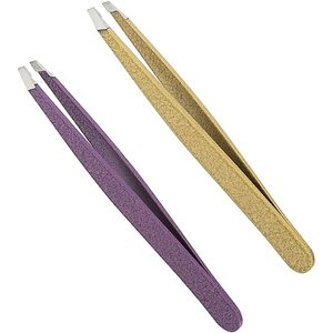 Precision Tweezers Facial Hair and Ingrown Hair <b>Removal</b> <b>Tools</b> Eyebrow Tweezers - Product Image 1