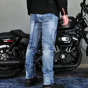 Vente en ligne de pantalons jeans moto style unique 2025 Pantalons jeans moto respirants pour hommes - Product Image 6
