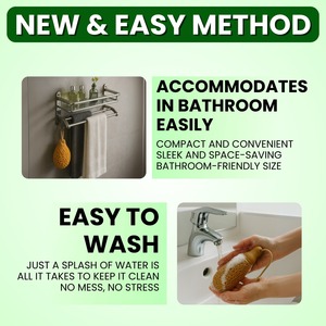 เครื่องขัดเท้าทำจากดินเผาธรรมชาติเครื่องกำจัดผิวที่ตายแล้วเป็นมิตรกับสิ่งแวดล้อมผลิตภัณฑ์สมุนไพรบริสุทธิ์ - Product Image 5