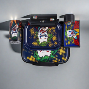 Convenient Modern Style Rolling Set with Herb Grinder <b>Lighter</b> Durable Plastic Bag Included - Product Image 3