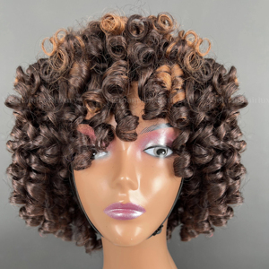 Venta al por mayor cabello humano vietnamita virgen Remy cabello con tejido rizado de primavera sin necesidad de cierre peluca a precio competitivo - Product Image 1