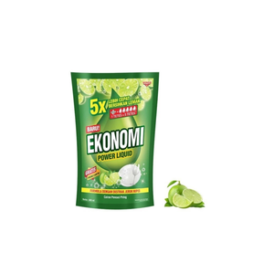 Directement de l'usine ! Ekonomi Power Savon Liquide Vaisselle Citron Vert 650ml Sachet x2 Pack, MOQ Ultra Bas, Meilleur Prix pour Revendeurs - Product Image 1
