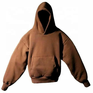 เสื้อฮู้ดดี้ผ้าฟลีซ 400 500GSM แบบย้อมสีไท-ได ไม่มีลาย |   เสื้อผ้าฤดูหนาวแบบยูนิเซ็กซ์ทรงโอเวอร์ไซส์ ทรงปกติ |   ผ้าฝ้าย 100% ผสมโพลีเอสเตอร์ หนัก - Product Image 5