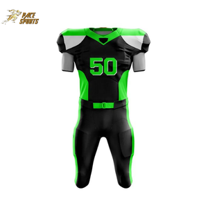 เครื่องแบบอเมริกันฟุตบอลใหม่ชุดสีเขียวดำ - Product Image 5