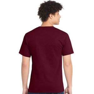 T-shirt uni pour homme à manches courtes et col rond, basique, idéal pour l'impression, la broderie et les marques privées – Vente chaude - Product Image 2