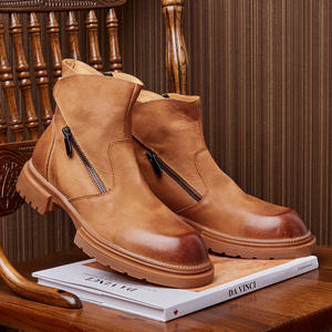 Chaussures décontractées légères avec semelle absorbant la transpiration et structure flexible, chaussures de tous les jours pour hommes, chaussures en cuir - Product Image 3