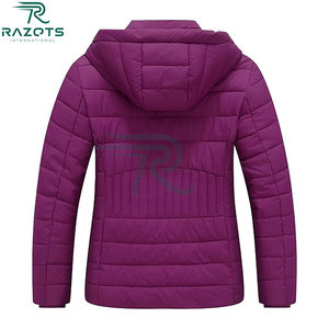Chaqueta Acolchada de Otoño para Mujer, Transpirable, de Spandex/Algodón, con Cierre de Cremallera Brillante, Estilo Regular, Talla Grande, Impermeable, Ecológica - Product Image 2