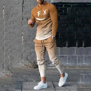 Nuevo 2024 Venta al por mayor Compre más vendido Ropa de gimnasio y fitness de registro personalizado Ropa de gimnasio de 2 piezas de alta calidad para hombres - Product Image 3