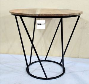 Mesa auxiliar decorativa Diseño superior de madera vintage Personalización en diseño superior o de color - Product Image 5