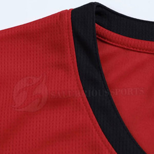 Uniforme de Baloncesto de Color Sólido, 100% Poliéster, Antibacteriano, Protección UV, Secado Rápido, Tallas Grandes, Opción de Logotipo Personalizado, Transpirable - Product Image 6