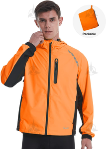 Custom Logo Printed <b>Level</b> High Waterproof Windproof Jacket Men New Designs Outdoor Windbreaker <b>Long</b> Zip OEM Service Available - Product Image 3