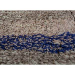 พรมขนสัตว์ถักมือสีเบจและสีน้ำตาลลายเรขาคณิต สำหรับห้องนั่งเล่น ทางเข้าห้องนอน ห้องโถง-Pae-4627 - Product Image 3