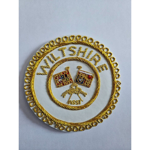 Insignias Masónicas para Delantal de Trabajo Wiltshire - Modernas, Transpirables, Blancas, para Uso Navideño - Product Image 1