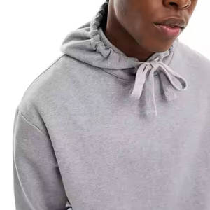 Sudaderas con capucha de gran tamaño personalizadas Sudaderas con capucha de gran tamaño sólido Casual Hip Hop Streetwear Sudadera con capucha de gran tamaño - Product Image 4