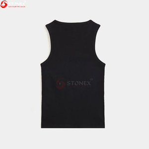 Vente en gros de débardeurs de gym en polyester/coton pour hommes, col rond, vêtements de fitness décontractés, gilet de musculation respirant de haute qualité - Product Image 5