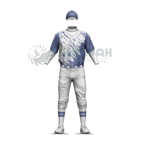 Cómodo uniforme de béisbol con costuras de doble costura y textura suave diseñado para atletas que buscan calidad y ajuste para la venta - Product Image 1
