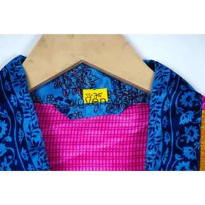 ชุดกิโมโนผ้าไหมสำหรับเจ้าสาววินเทจของผู้หญิงเสื้อคลุมเพื่อนเจ้าสาวชุดเดรสลายปะติดสำหรับฤดูร้อนคริสมาสต์ - Product Image 4