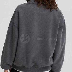 Sudadera Clásica y Acogedora de Lona para Mujer, Estilo Invernal con Estampado Personalizado en la Parte Delantera, Manga Larga, para Uso Diario - Product Image 2