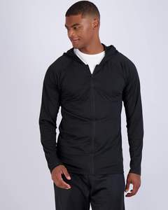 เสื้อแจ็คเก็ตฮู้ดดี้ซิปเต็มตัวผู้ชาย ดีไซน์ทันสมัย แห้งเร็ว สไตล์สตรีทใหม่ เหมาะสำหรับวิ่งออกกำลังกาย แห้งไว สำหรับการค้าต่างประเทศ - Product Image 3